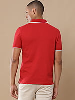 Polo T-Shirt, Heather Red, 240 GSM sustainable cotton