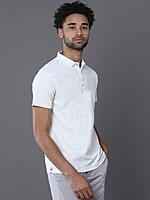 Ivory White Workleisure Polo T-Shirt