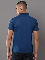 Teal Blue Workleisure Polo T-Shirt