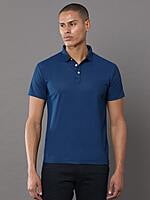 Teal Blue Workleisure Polo T-Shirt